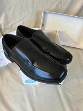 New Boys Size 5 SONOMA Christopher Dress Shoe Black NWB